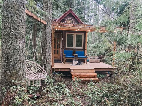 My New Tiny House Porch Was Built For 2000 In A Wooded Oasis