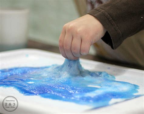 Preschool Painting Activity With Salt Glue And Watercolors With