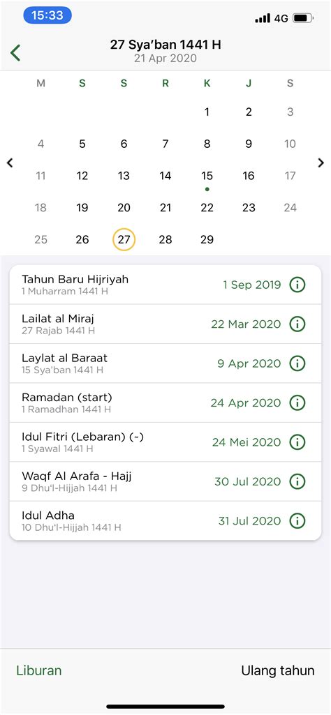 Cara Menyesuaikan Tanggal Pada Kalender Hijriah Muslim Pro Muslim Pro