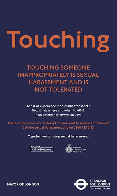 Transport For London Launches Campaign To Tackle Sexual Harassment
