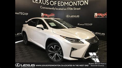 White 2019 Lexus Rx 350 Luxury Package Walk Through Review Downtown