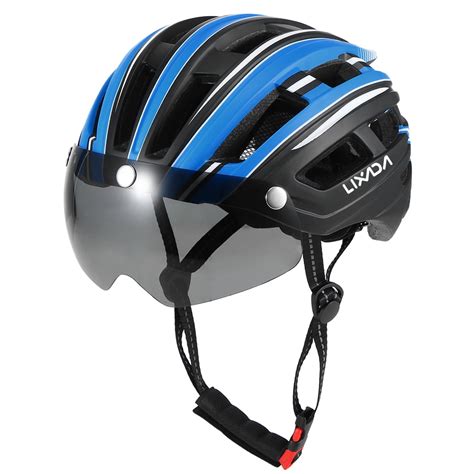 Lixada Mountain Bike Helmet Motorcycling Helmet With Back Light
