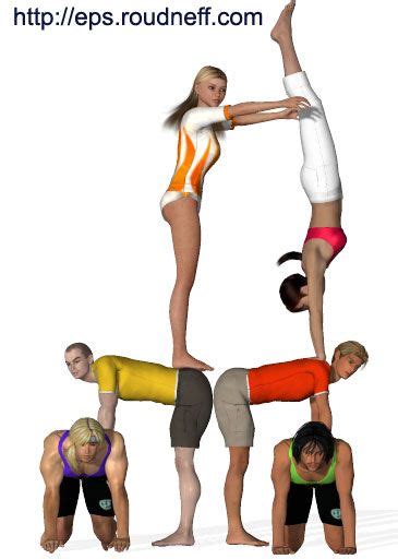 6 Person Yoga Poses Easy