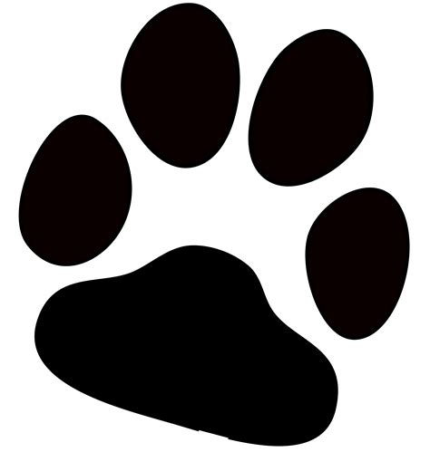 Dog Paw Footprint Clip Art Claw Png Download 71157500 Free