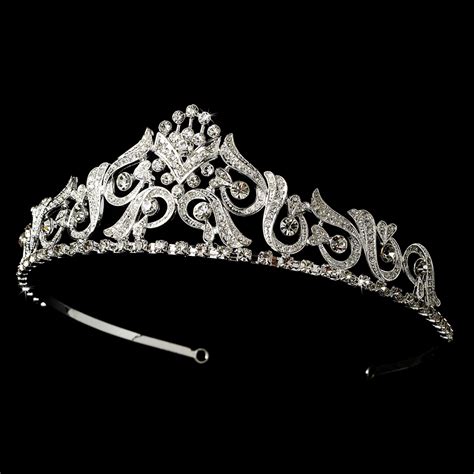 Explore our collection of sparkling crystals and pearls to add the finishing touch to your wedding dress. Nova Bridal Tiara Crown - Elegant Bridal Hair Accessories