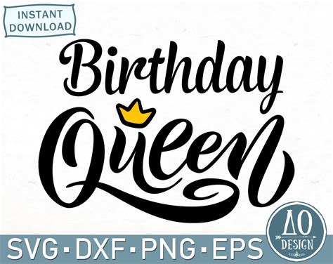 Birthday Queen Svg Birthday Girl Svg Happy Birthday Svg Etsy Girl