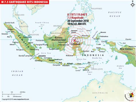 Indonesia Earthquake Today Map Best Map Of Middle Earth