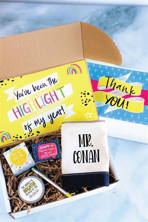 Teacher Gift Box - Highlight of My Year | Thank you teacher gifts
