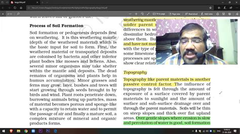 95 u if you have o2 you do not get denitrification; Factors Affecting Soil Formation ch-6 11-geography CBSE ...
