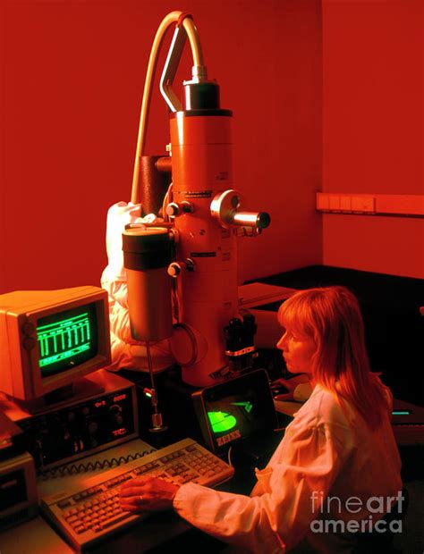 Transmission Electron Microscope In Use Photograph By Maximilian Stock