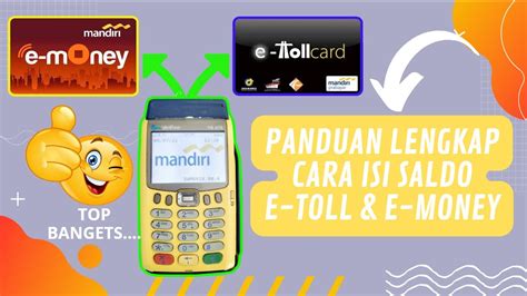 Cara Topup Isi Saldo E Toll Di Mesin Edc Mandiri Tonton Panduannya