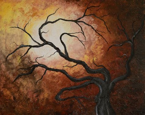 Lonely Tree Original Oil On Canvas Painting 30 X 24 Painting Art