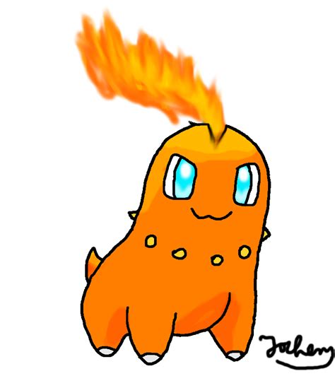 Pokemon - Fire Chikorita by jochemmasselink on DeviantArt
