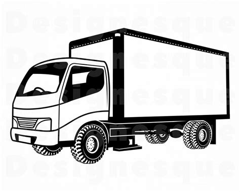 Delivery Truck Svg Truck Svg Trucker Svg Delivery Truck Etsy