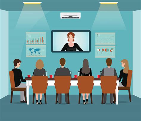 Conference Room Illustrations Royalty Free Vector Graphics And Clip Art