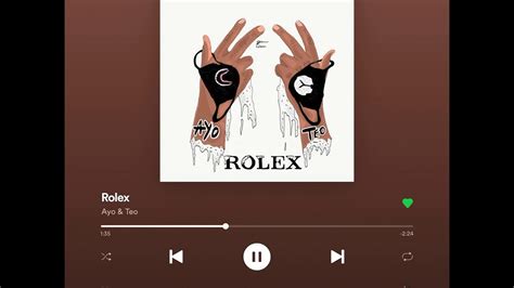 rolex original song spotify youtube
