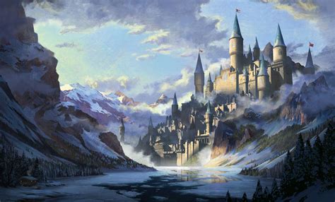 Frozen Fortress By Findara Mcavinchey Fantasy Landscape Fantasy