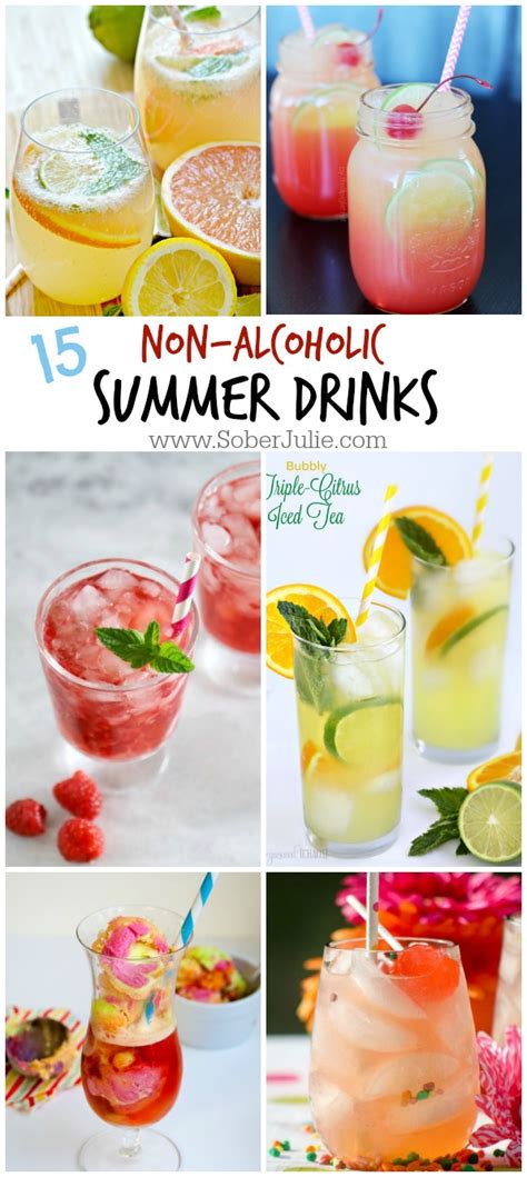 15 Non Alcoholic Drink Recipes For Summer Sober Julie