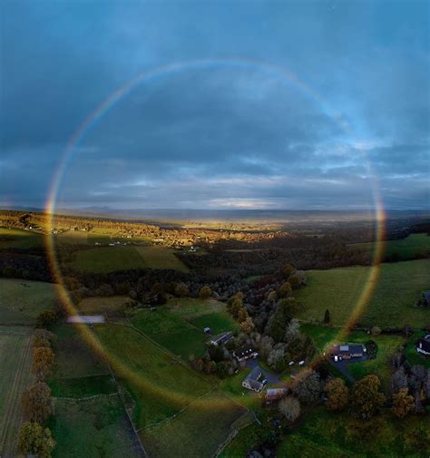Photographer Sees Rare Full Circle Rainbow Over The Scottish Highlands