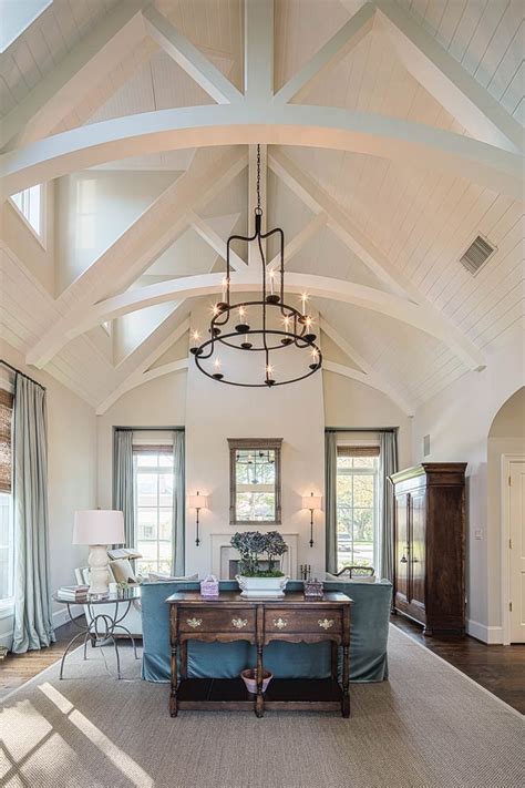 Lighting Ideas For Vaulted Ceilings With Beams Vaulted Ceiling