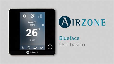 Termostato inteligente Airzone Blueface Uso básico YouTube