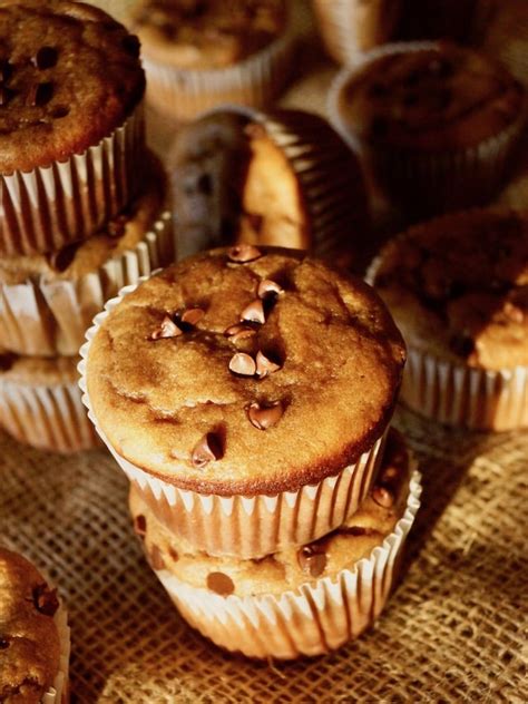 Gluten Free Peanut Butter Banana Muffins With Chocolate Chips Cooking