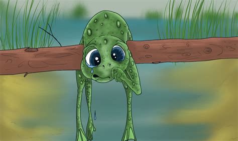 Sad Frog By Kalabor106 On Newgrounds