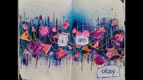 Mixed Media Art Journal Page 4 Youtube