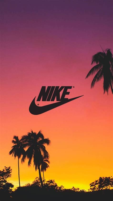 Nike Tropical Sunset Wallpaper 4k Nike Behang