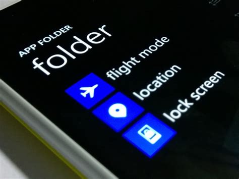 How To Set Up Folders On Windows Phone Black