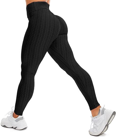 fittoo damen sport leggings push up boom booty leggins high waist yogahose mit bauchkontrolle