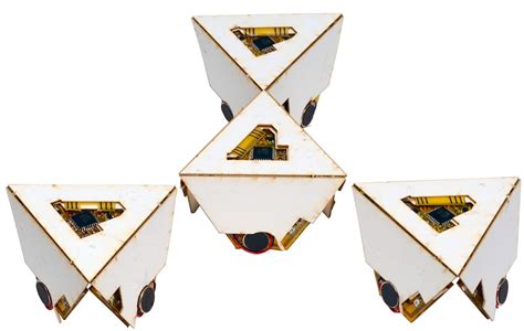 Harvards Self Folding Origami Robots Can Form A Swarm From A Single
