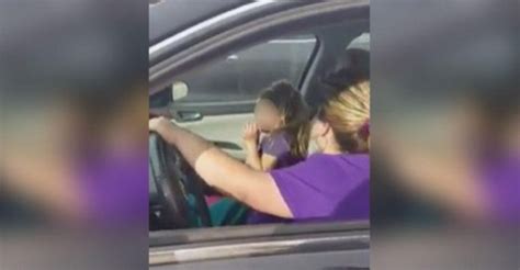 Woman Caught Assaulting Daughter After Her Dad Visits Her At School