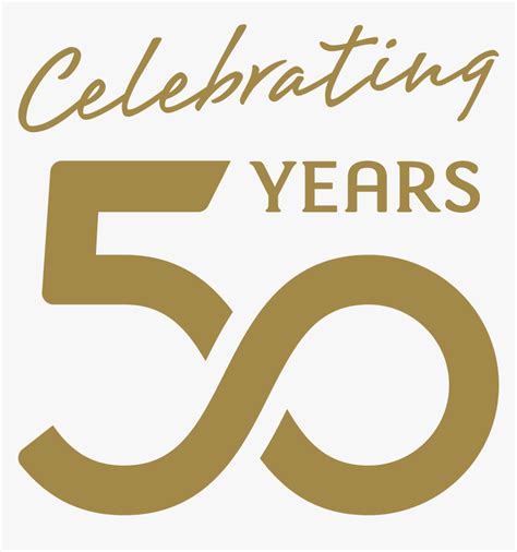 Transparent Fabulous Png 50th Anniversary Logo Gold Png Download