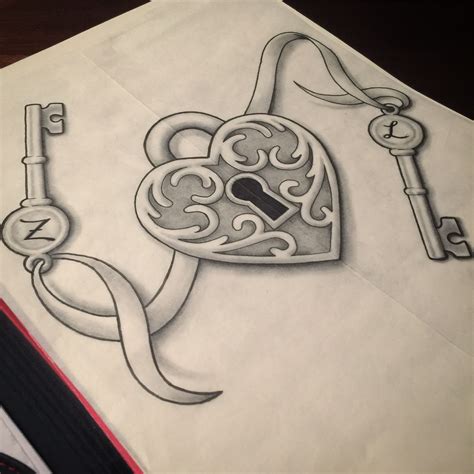 Heart Lock Tattoo Design Nel 2020 Disegno Degli Occhi Schizzi Darte