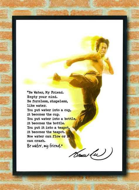 Bruce Lee Poster Quote