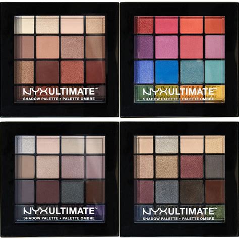 nyx ultimate shadow palette swatches the budget beauty blog