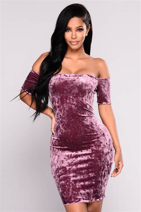 Elody Velvet Dress Purple Velvet Dress Purple Dress Dresses
