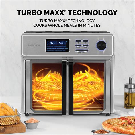 Kalorik 26 Quart Digital Maxx Complete Air Fryer Oven Black And