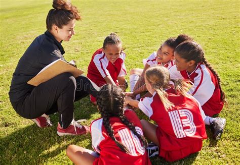 Soccer Children Team Huddle Stock Photos Free And Royalty Free Stock