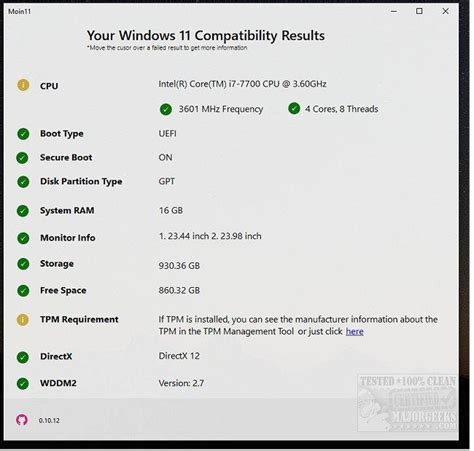 Windows 11 Compatibility Checker And More