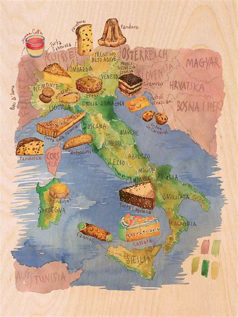 Italian Food Map Instawood