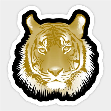 Tiger Face Tiger Sticker Teepublic