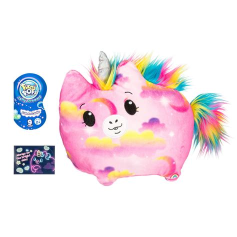 Pikmi Pops Jelly Dreams Wishes The Unicorn 11 Led Glowing Plush Toy