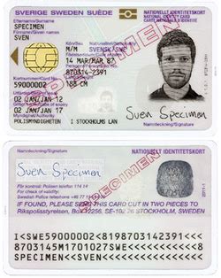 Nationwide does not take applications, offer, negotiate, arrange or make loans or accept deposits from the public. National identity card (Sweden) | Wiki | Everipedia