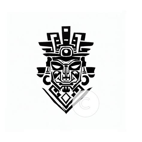 Inca Tribe Tattoo Design Vector Svg Eps Pdf Png  Etsy