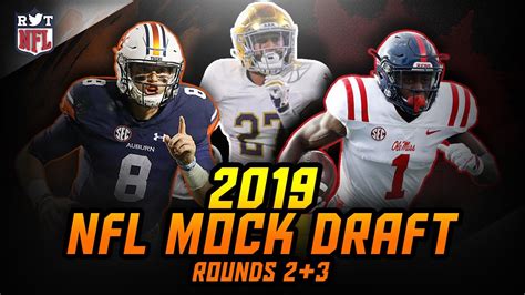 2019 Nfl Mock Draft The Sequel Rounds 2 And 3 Youtube