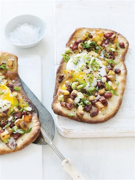 Breakfast Pizza With Pancetta Eggs And Potatoes
