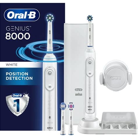 Oral B 8000 Electronic Toothbrush Rechargeable White