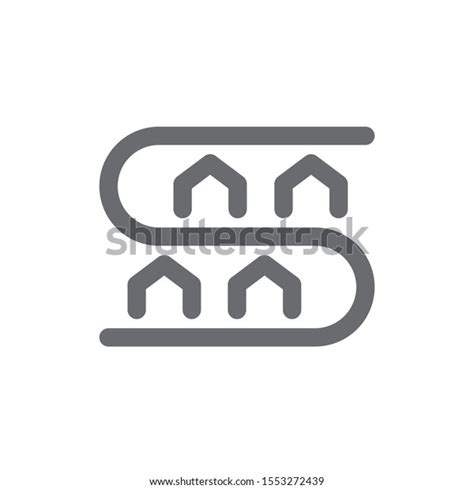 District Icon Building Icon House City Stock Vector Royalty Free